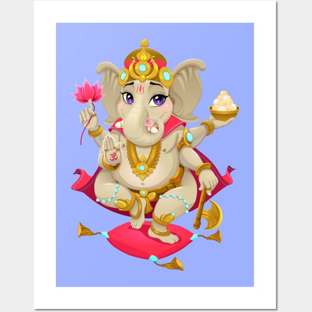 Ganesha Wall Art by ddraw